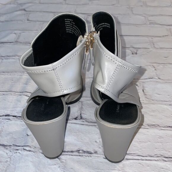 Grey Kenneth Cole 'Sydney' Open Toe Booties - 7.5 - Picture 8 of 10